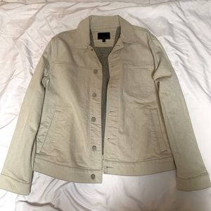 Banana Republic Beige Trucker Jacket - Size L - EUC Excellent Used Condition